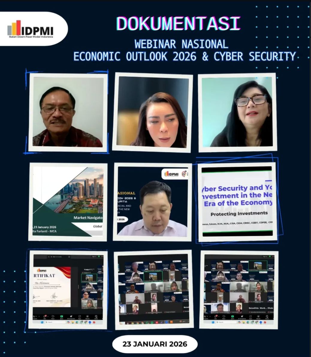 Dokumentasi dan Materi Webinar Nasional “Economic Outlook 2026 & Cyber Security: Navigating Financial and Digital Risks in the New Economy