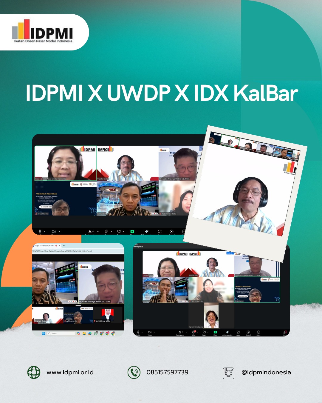 IDPMI Gelar Rapat Koordinasi Bersama IDX Kalimantan Barat dan UWDP, Perkuat Literasi Pasar Modal
