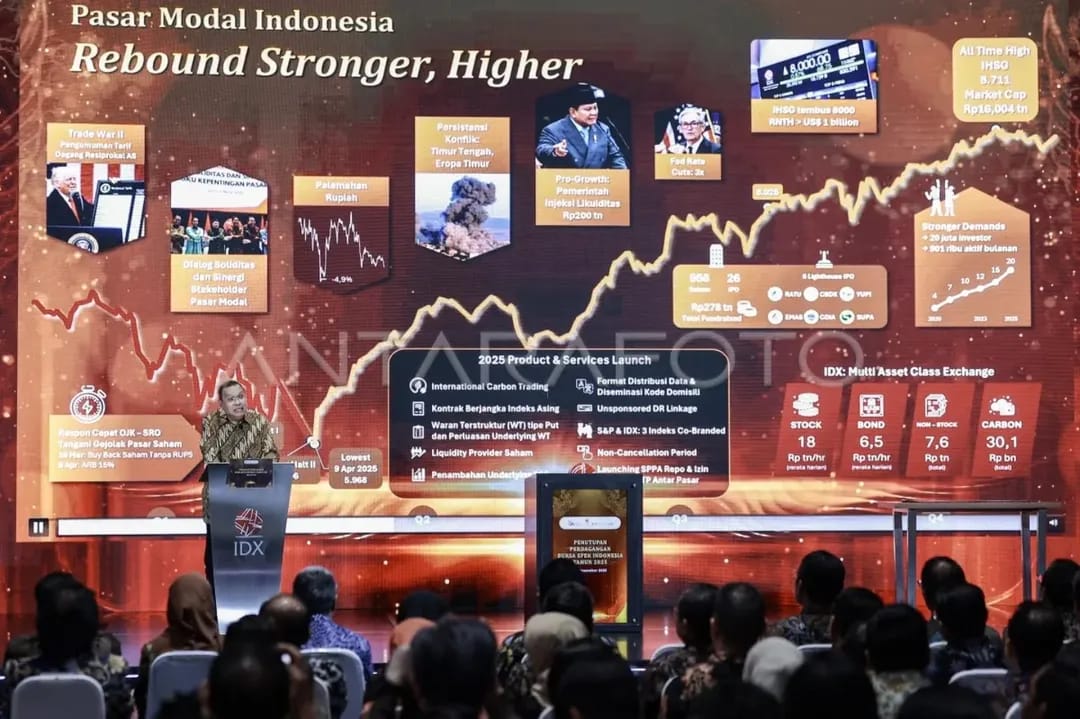 Perdagangan Bursa Saham RI 2025 Resmi Ditutup, IDPMI Turut Hadir